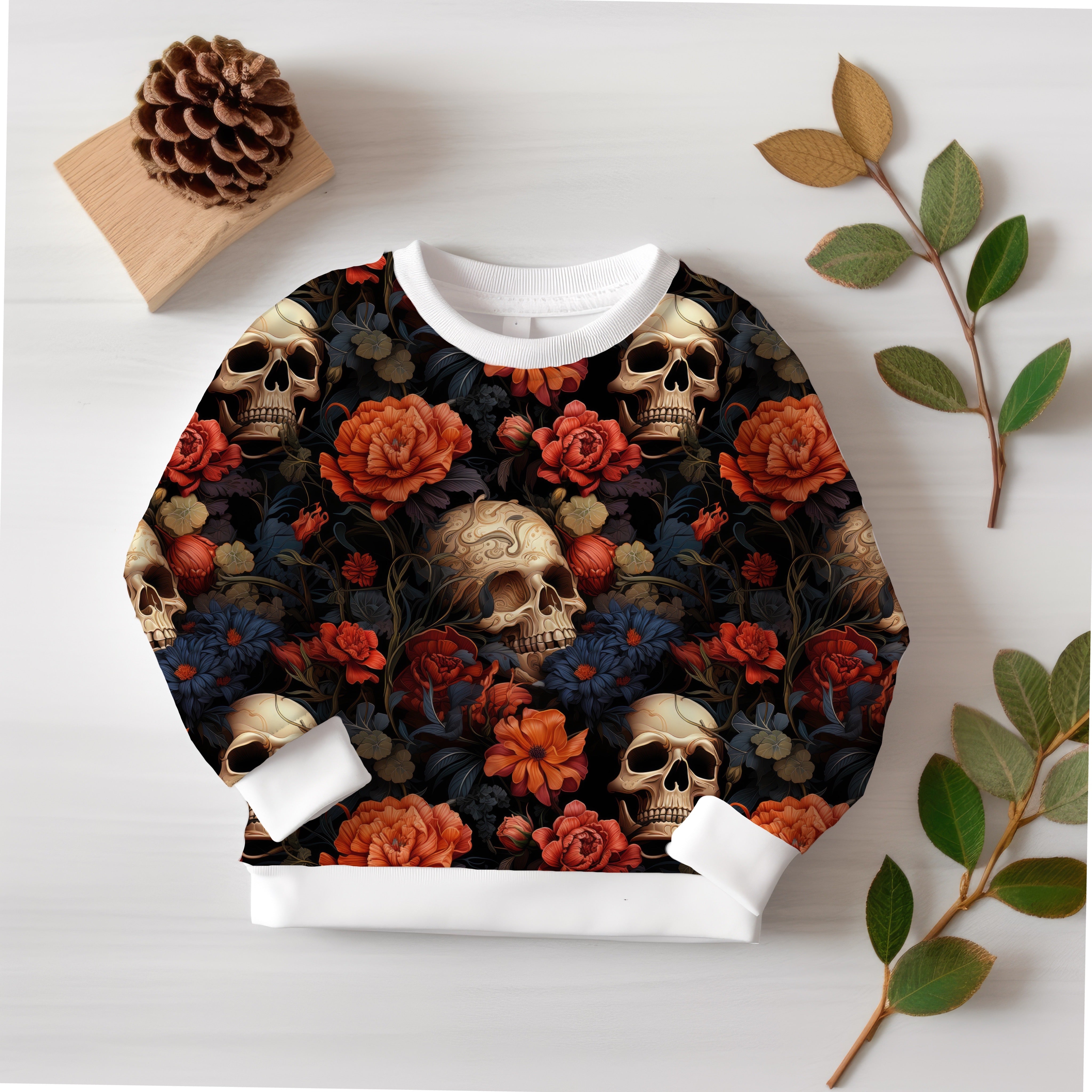 Beige Totenkopf Halloween Aktuelle Vorbestellung